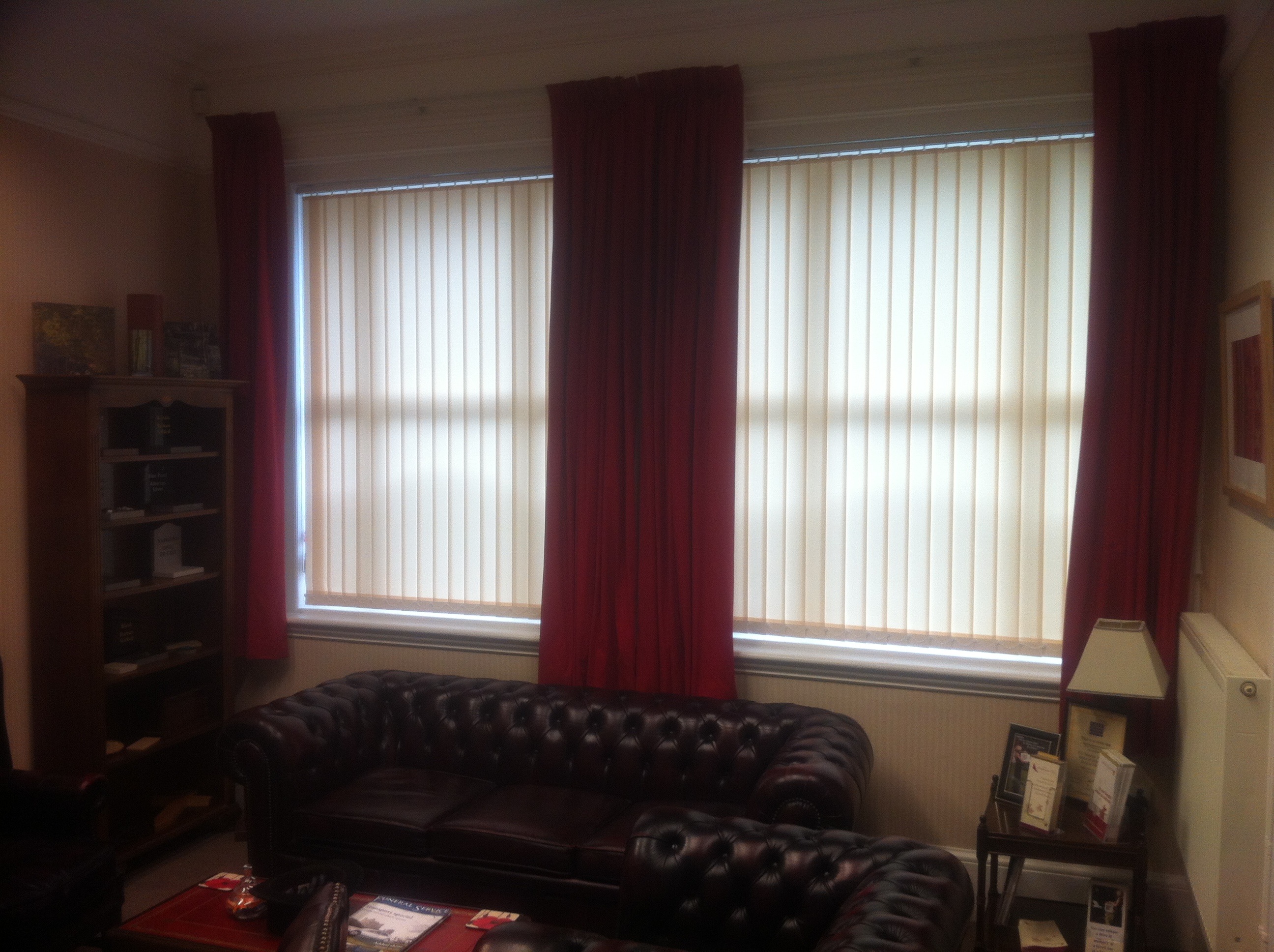 Vertical blinds fitted in Daniel Robinson & Sons in Halstead  - Vertical blinds -  Carolina Blinds