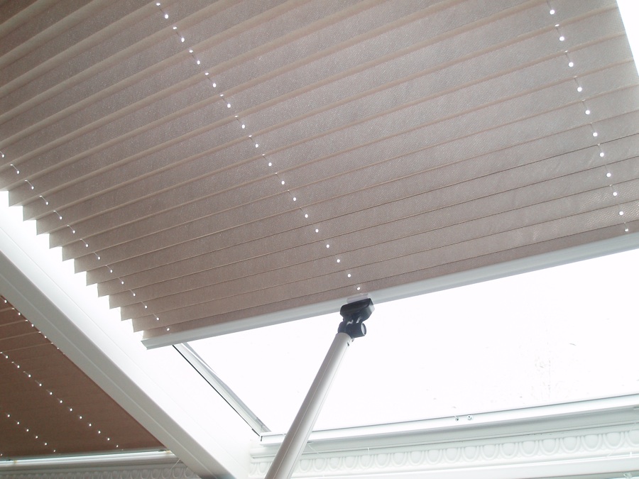 Wand control for pleated roof blinds  - Conservatory roof blinds -  Carolina Blinds
